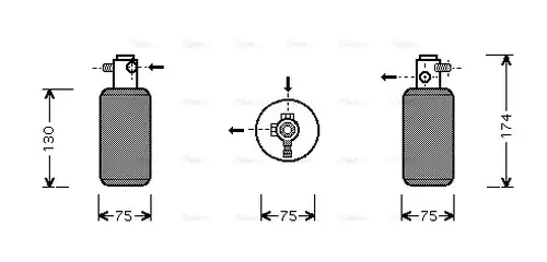 изсушител, климатизация AVA QUALITY COOLING MSD291