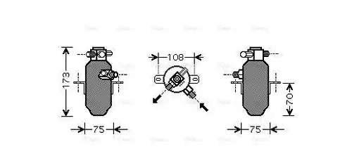 изсушител, климатизация AVA QUALITY COOLING MSD374