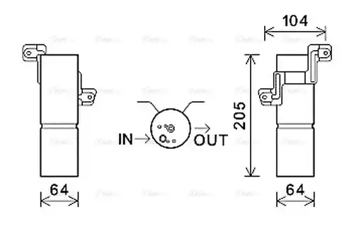 изсушител, климатизация AVA QUALITY COOLING MSD597