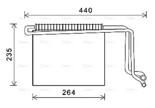 изпарител, климатична система AVA QUALITY COOLING MSV563