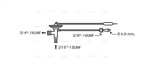 разширителен клапан, климатизация AVA QUALITY COOLING MT1232