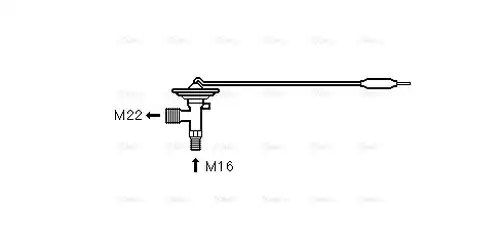 разширителен клапан, климатизация AVA QUALITY COOLING MT1235