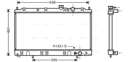 воден радиатор AVA QUALITY COOLING MT2136