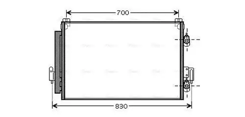 кондензатор, климатизация AVA QUALITY COOLING MT5178D