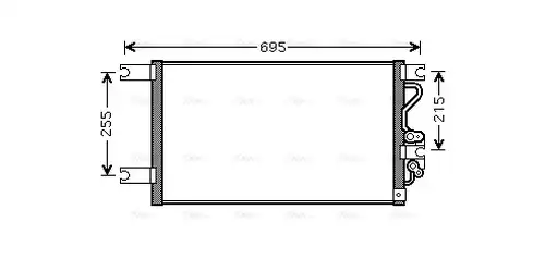 кондензатор, климатизация AVA QUALITY COOLING MT5206
