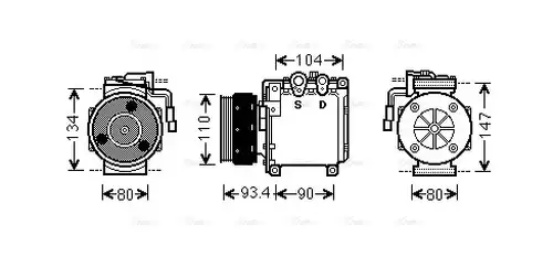 компресор за климатик AVA QUALITY COOLING MTAK212