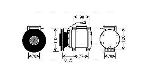 компресор за климатик AVA QUALITY COOLING MTAK216