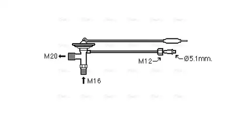 разширителен клапан, климатизация AVA QUALITY COOLING MZ1259