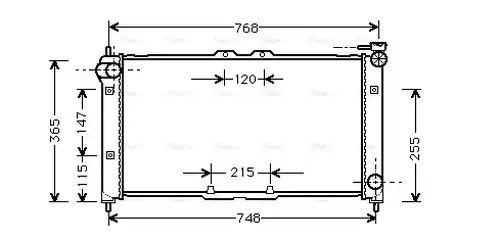 воден радиатор AVA QUALITY COOLING MZ2072