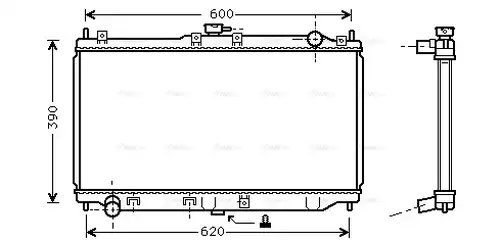 воден радиатор AVA QUALITY COOLING MZ2138