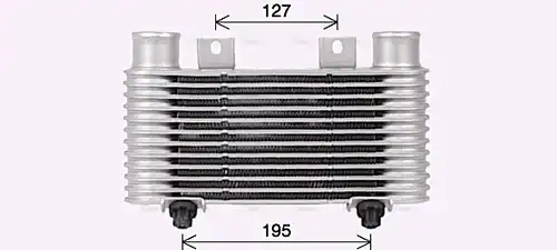 интеркулер (охладител за въздуха на турбината) AVA QUALITY COOLING MZ4239