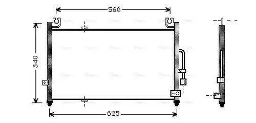 кондензатор, климатизация AVA QUALITY COOLING MZ5104