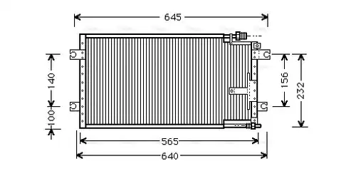 кондензатор, климатизация AVA QUALITY COOLING MZ5109