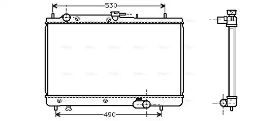 воден радиатор AVA QUALITY COOLING MZA2066