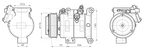 компресор за климатик AVA QUALITY COOLING MZAK303