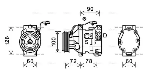 компресор за климатик AVA QUALITY COOLING MZK253