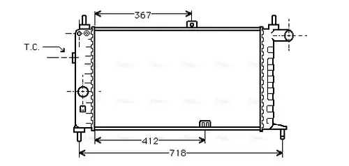 воден радиатор AVA QUALITY COOLING OL2064