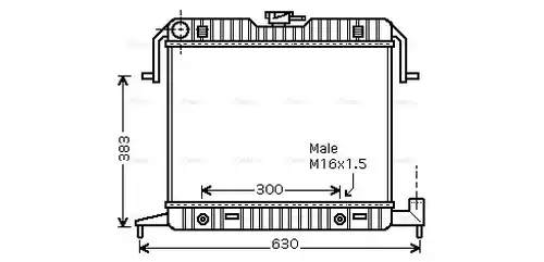 воден радиатор AVA QUALITY COOLING OL2085