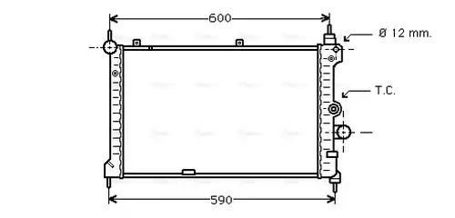 воден радиатор AVA QUALITY COOLING OL2127