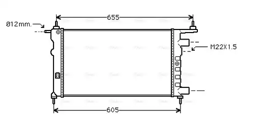 воден радиатор AVA QUALITY COOLING OL2261