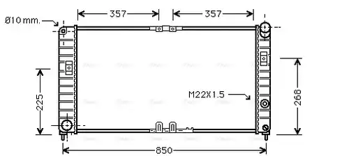 воден радиатор AVA QUALITY COOLING OL2285