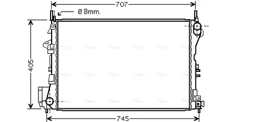 воден радиатор AVA QUALITY COOLING OL2339