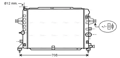 воден радиатор AVA QUALITY COOLING OL2490