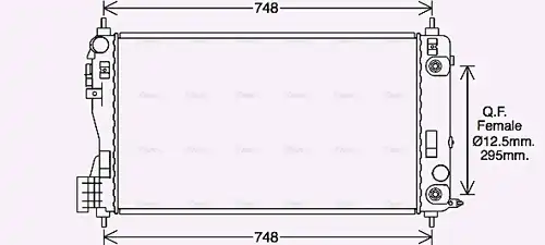 воден радиатор AVA QUALITY COOLING OL2692