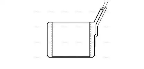 топлообменник, отопление на вътрешното пространство AVA QUALITY COOLING OL6182