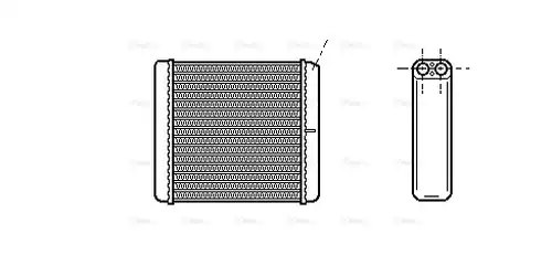 топлообменник, отопление на вътрешното пространство AVA QUALITY COOLING OL6206