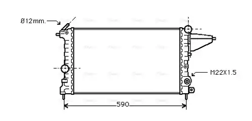 воден радиатор AVA QUALITY COOLING OLA2161