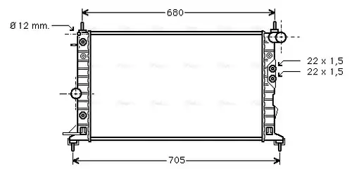 воден радиатор AVA QUALITY COOLING OLA2220