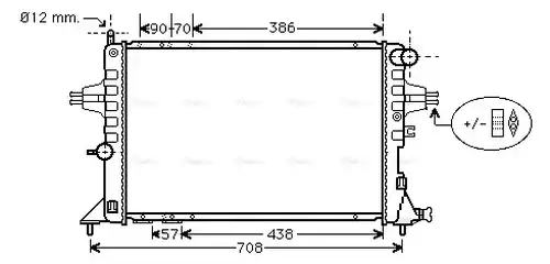 воден радиатор AVA QUALITY COOLING OLA2252