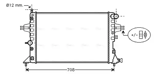 воден радиатор AVA QUALITY COOLING OLA2254