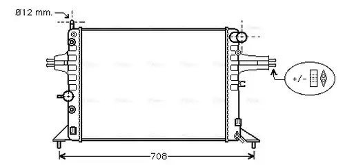 воден радиатор AVA QUALITY COOLING OLA2256