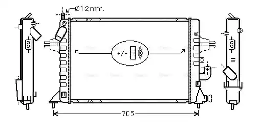 воден радиатор AVA QUALITY COOLING OLA2294