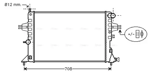 воден радиатор AVA QUALITY COOLING OLA2296