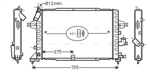 воден радиатор AVA QUALITY COOLING OLA2364