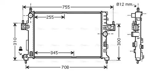 воден радиатор AVA QUALITY COOLING OLA2380