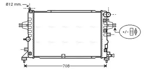 воден радиатор AVA QUALITY COOLING OLA2381