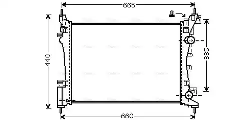 воден радиатор AVA QUALITY COOLING OLA2408