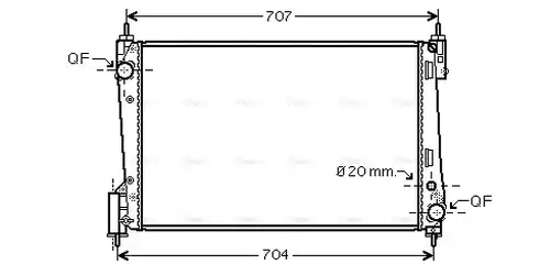 воден радиатор AVA QUALITY COOLING OLA2423