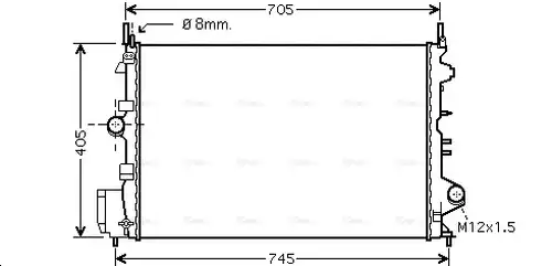 воден радиатор AVA QUALITY COOLING OLA2462