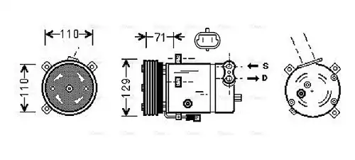 компресор за климатик AVA QUALITY COOLING OLAK276