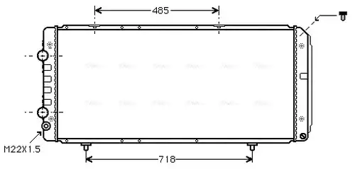 воден радиатор AVA QUALITY COOLING PE2151