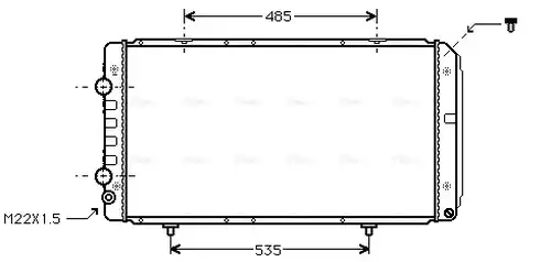 воден радиатор AVA QUALITY COOLING PEA2146