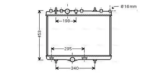 воден радиатор AVA QUALITY COOLING PEA2255