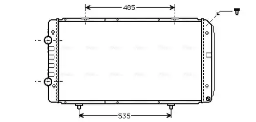 воден радиатор AVA QUALITY COOLING PEA2268