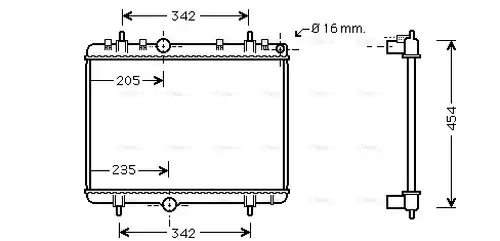 воден радиатор AVA QUALITY COOLING PEA2330