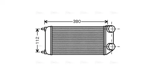 интеркулер (охладител за въздуха на турбината) AVA QUALITY COOLING PEA4294